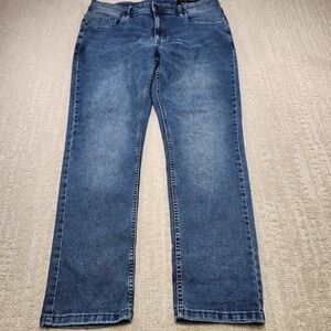 The Perfect Jeans NYC Men 36x30 Slim Thick Stretch Denim Blue City Straight